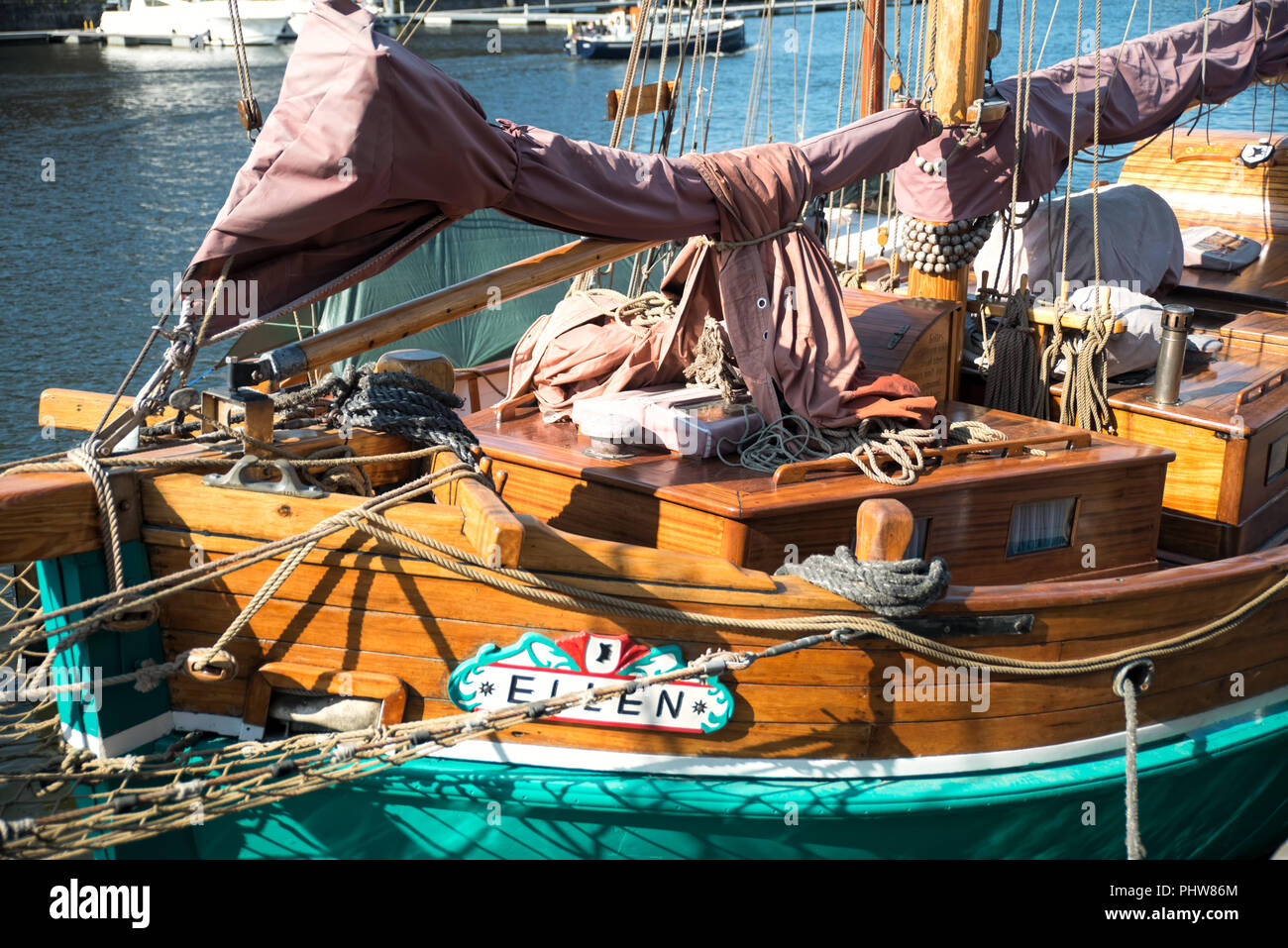 Vecchia nave a vela Foto Stock