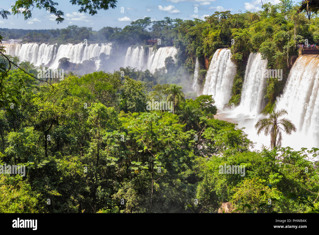 Cascate di Iguassù, Puerto Iguazu, Misiones, Argentina Foto Stock
