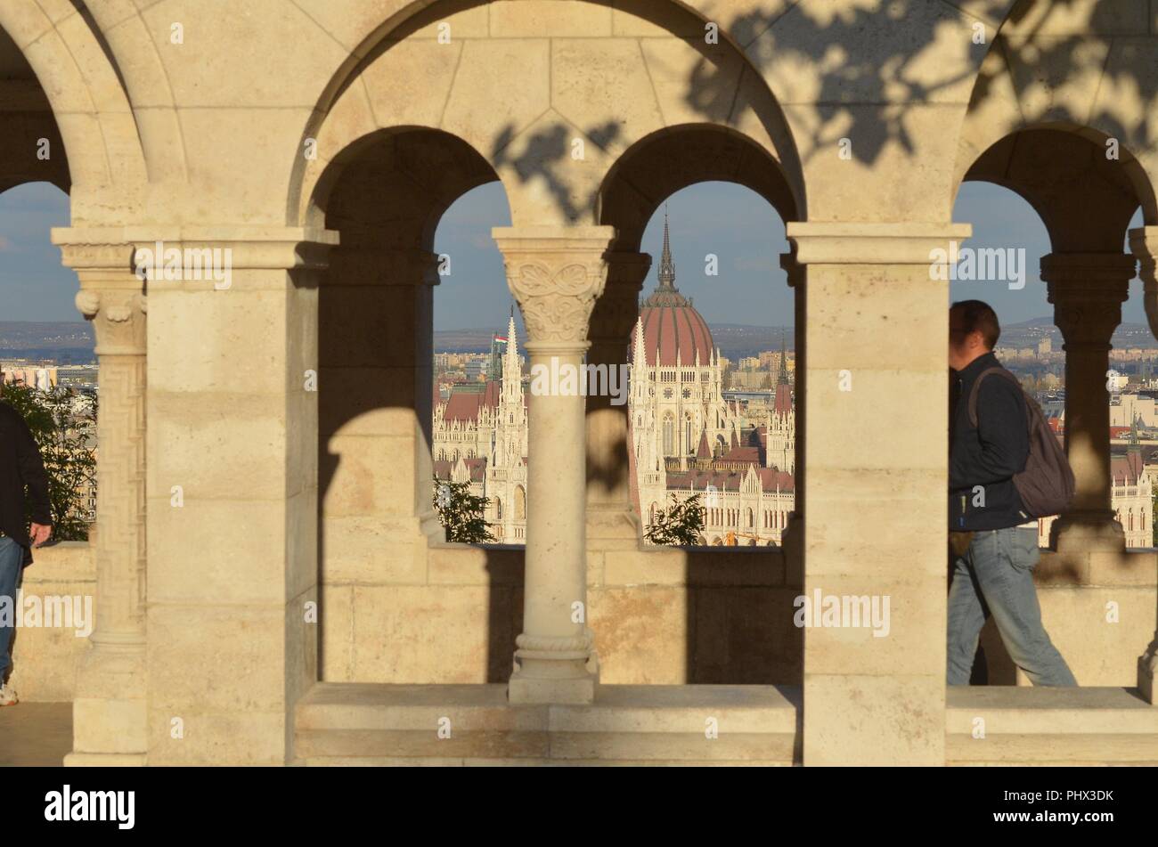 La Chiesa di San Mattia a Budapest; Foto Stock