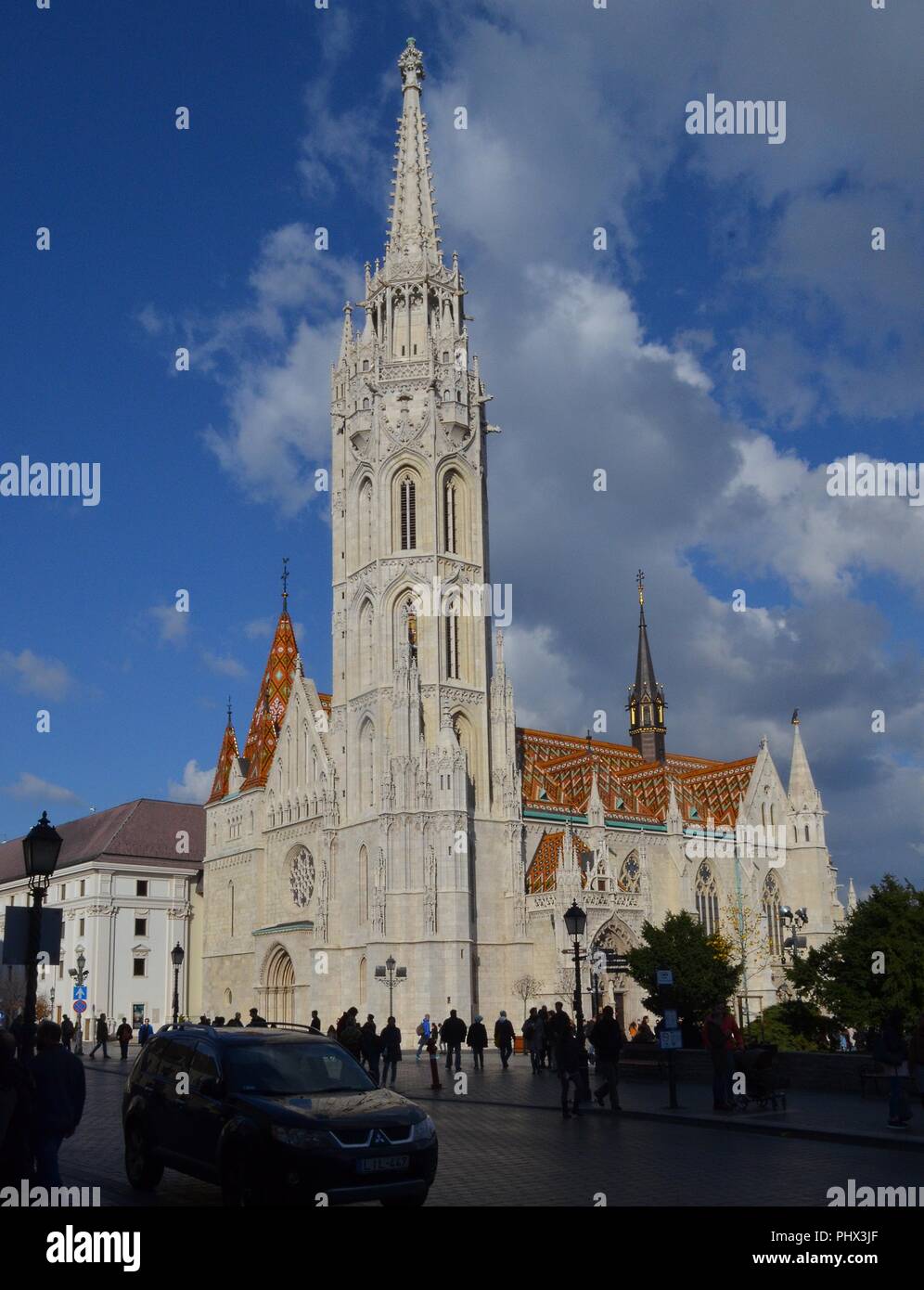 La Chiesa di San Mattia a Budapest; Foto Stock