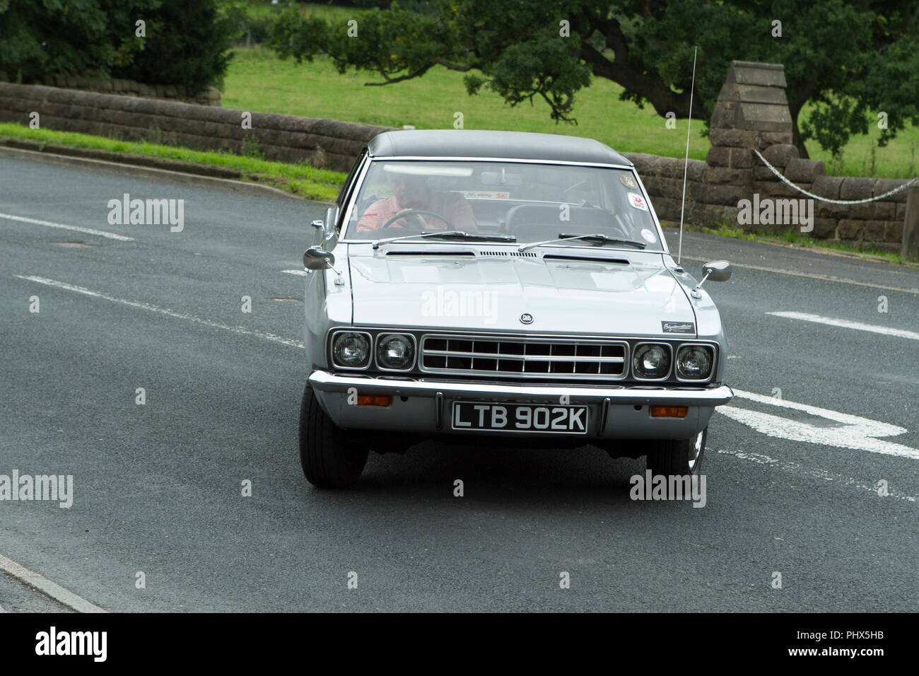 Hoghton Tower annuale di classic vintage rally auto Foto Stock