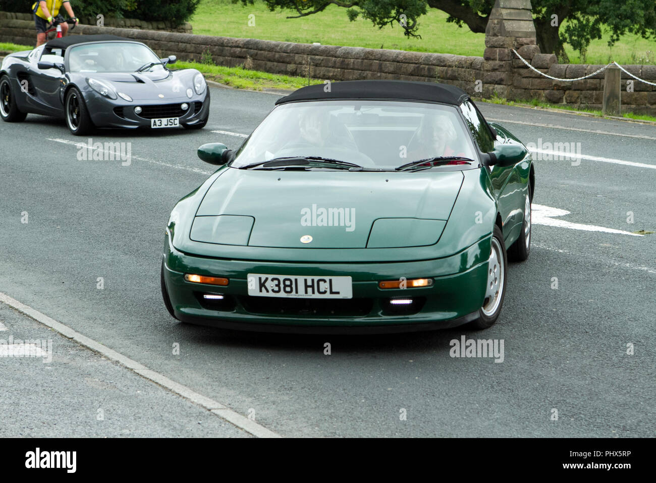 Hoghton Tower annuale di classic vintage rally auto Foto Stock