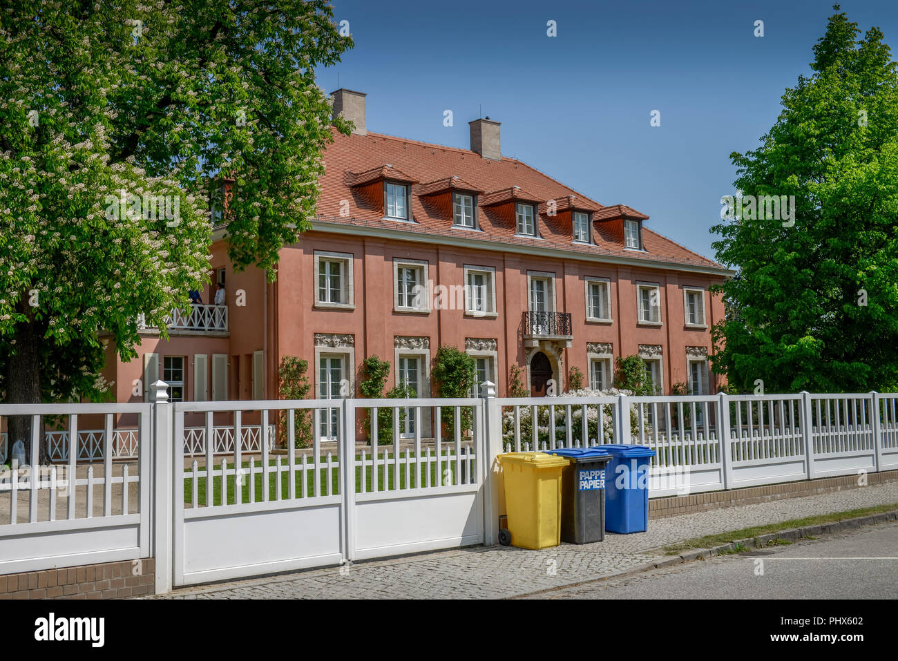 Churchill-Villa, Virchowstrasse, Griebnitzsee, Potsdam, Brandeburgo, Deutschland Foto Stock