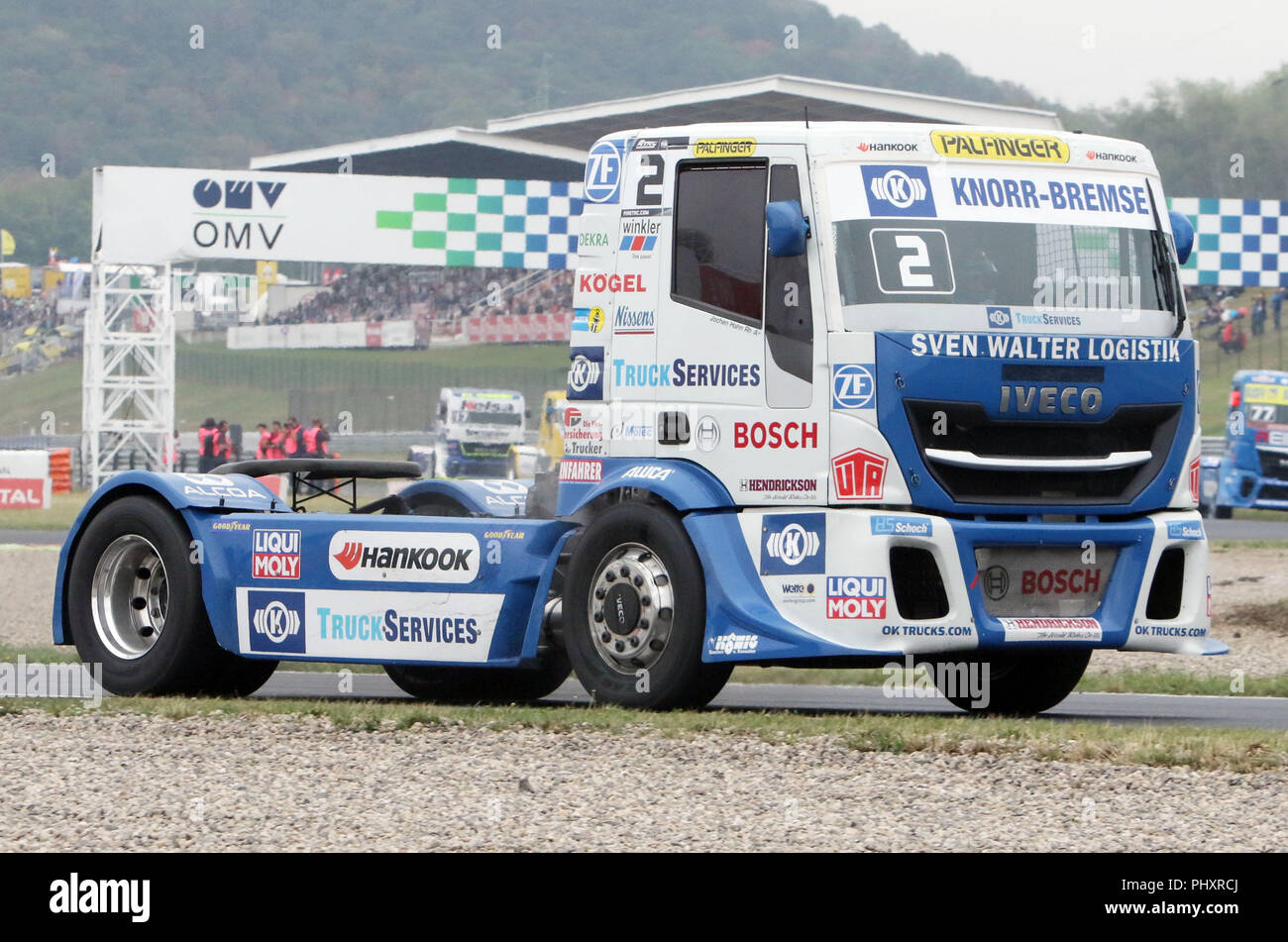 2 settembre 2018 - La maggior parte, Czechy - terza gara, Jochen Hahn (GER / Iveco / Die Bullen von IVECO).il FIA European Truck Racing Championship 2018, quinta gara del weekend, Autodrom più,Settembre 01, 2018 .in l5a di 8 racing weekend in 8 paesi europei circa 15 1200 hp di autocarri Mercedes, Iveco, MAN, Scania e Freghtliner sono in lotta per la European Truck Championship 2018 (credito Immagine: © Wolfgang Fehrmann/ZUMA filo) Foto Stock