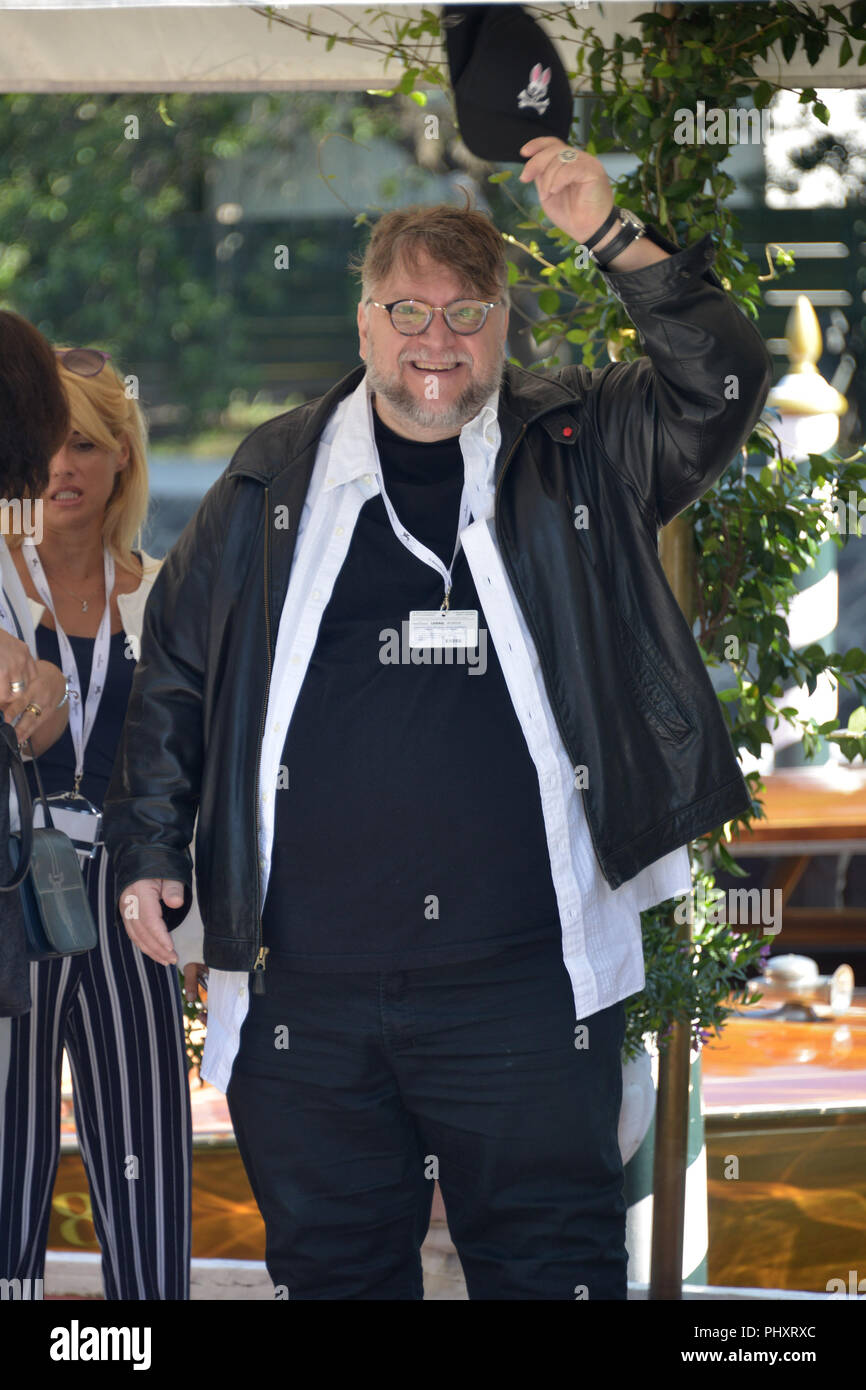 Venezia, Italia. 03Sep, 2018. 75° Festival del Cinema di Venezia, avvistamenti di celebrità. Nella foto: Guillermo del Toro Credit: Indipendente Agenzia fotografica/Alamy Live News Foto Stock