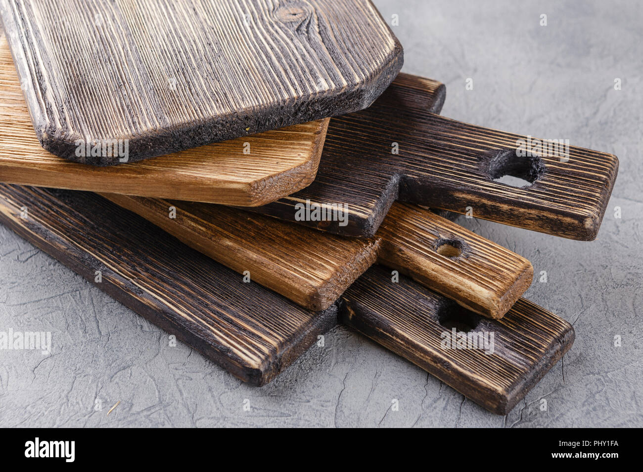 Set di schede di taglio Foto Stock