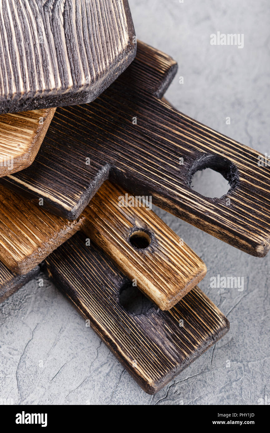 Set di schede di taglio Foto Stock