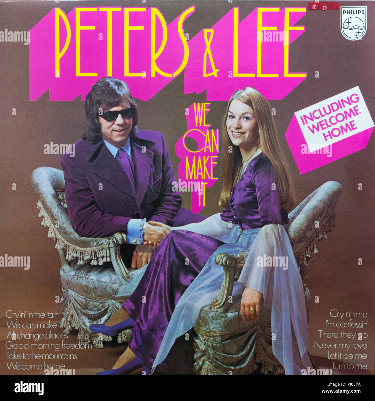 Peters & Lee - possiamo renderlo - copertina album Foto Stock