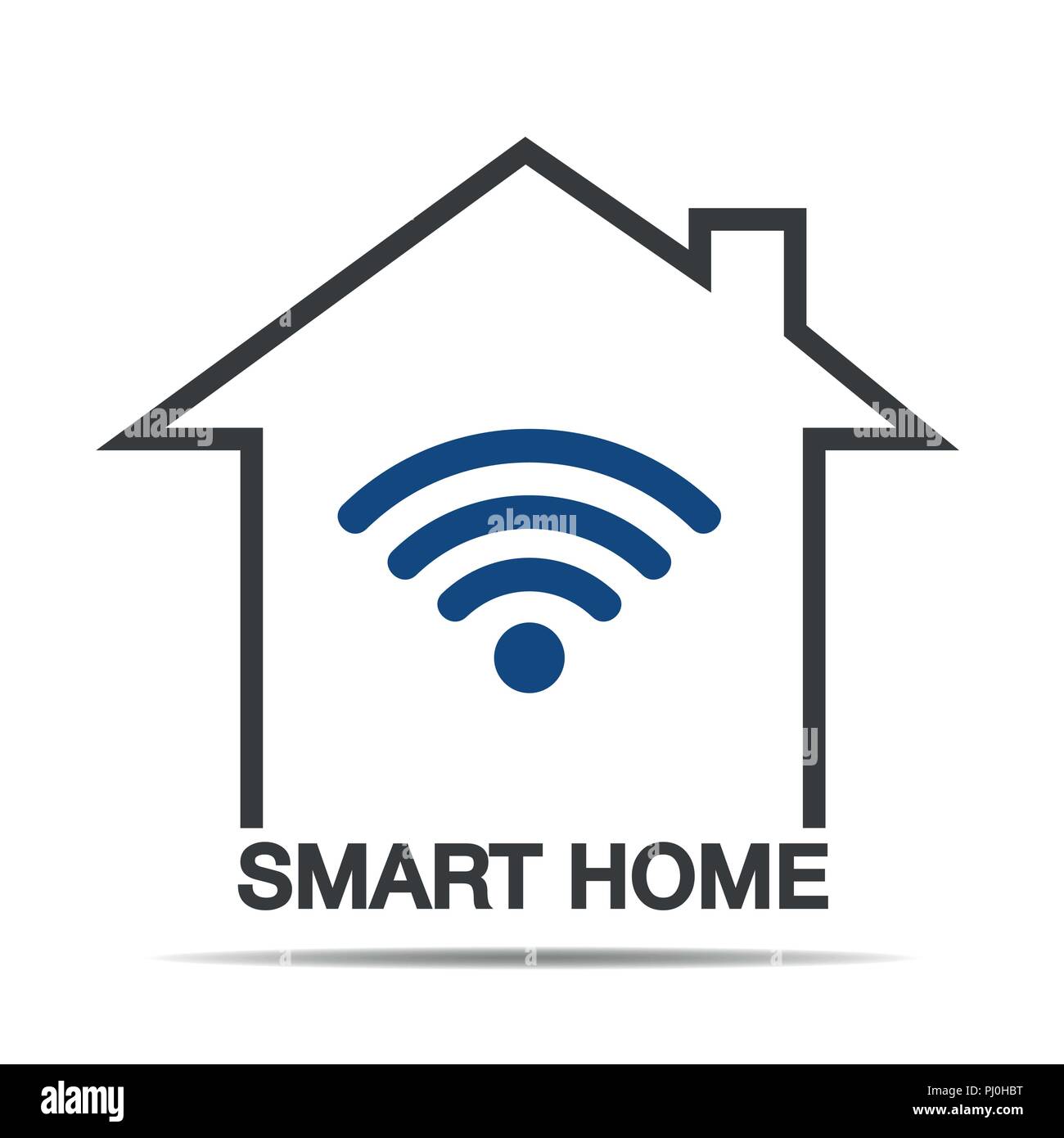 Smart home control infografico illustrazione vettoriale EPS10 Illustrazione Vettoriale