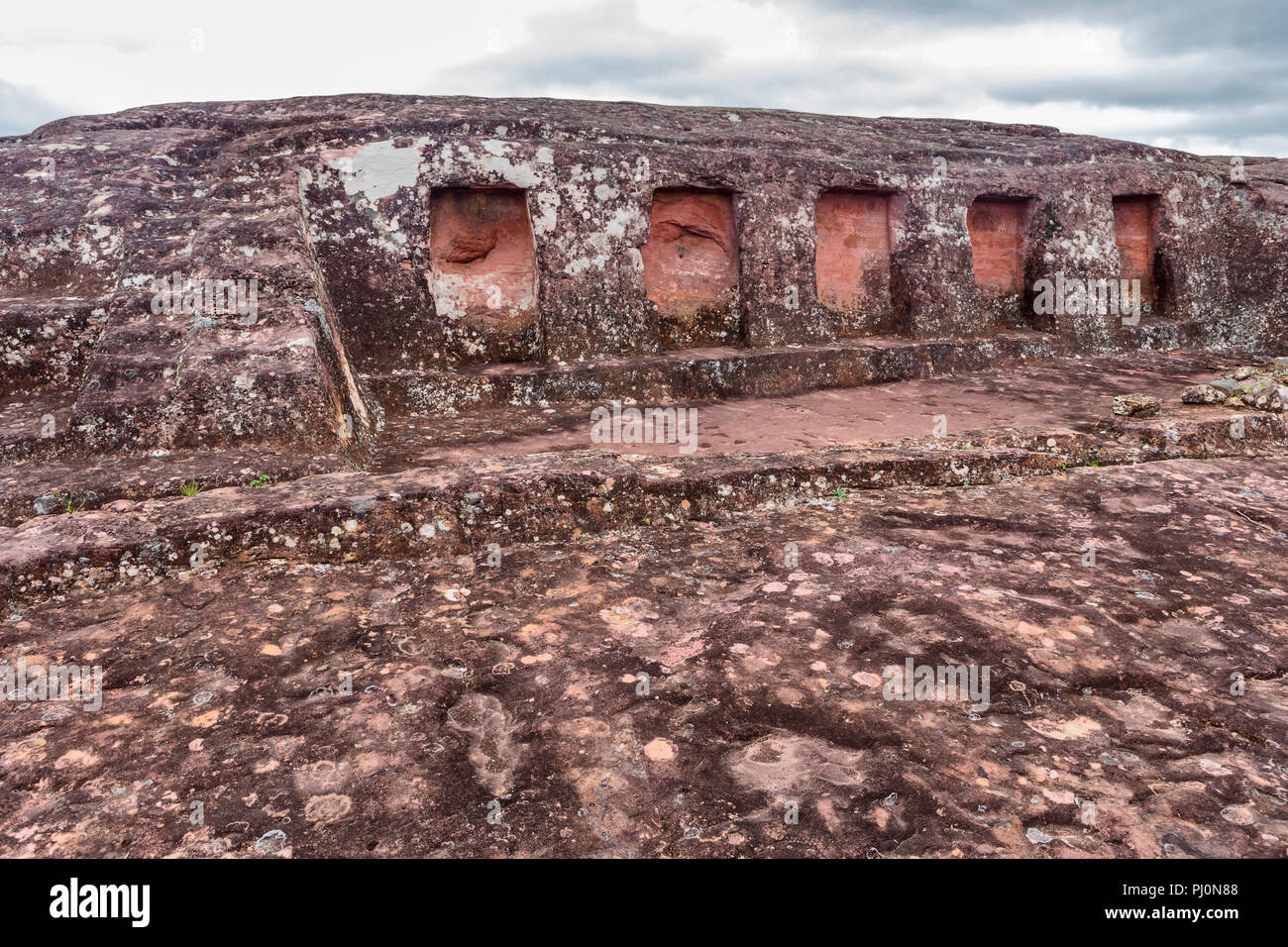 El Fuerte de Samaipata, pre-Inca sito archeologico, Samaipata, Santa Cruz reparto, Bolivia Foto Stock