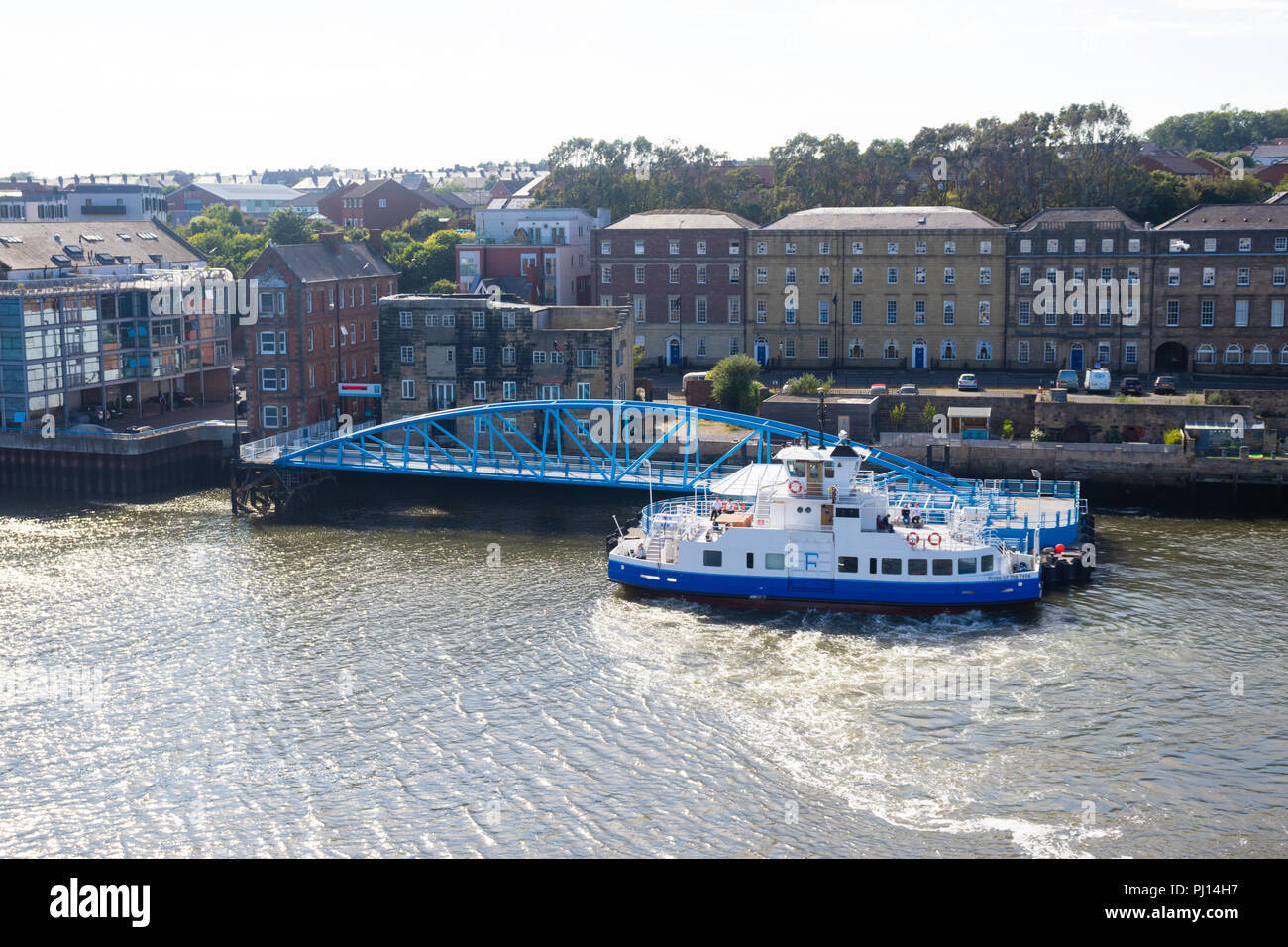 Porto di Tyne traghetto passeggeri spirito del Tyne North Shields Foto Stock