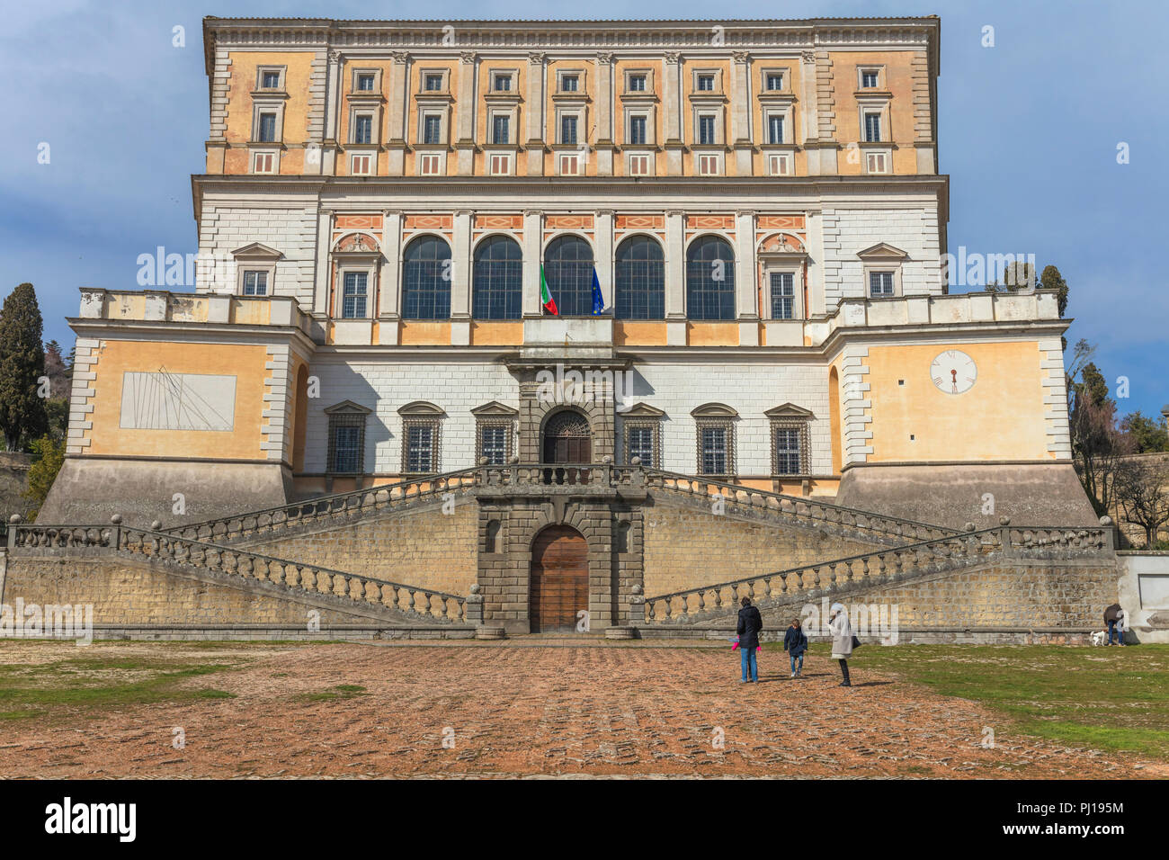 Villa Farnese, Villa Caprarola, Viterbo, Lazio, Italia Foto Stock