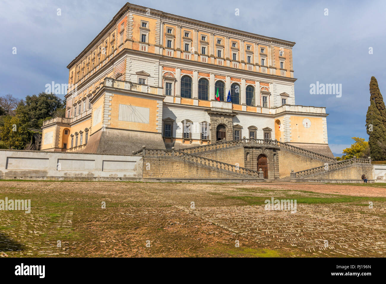 Villa Farnese, Villa Caprarola, Viterbo, Lazio, Italia Foto Stock