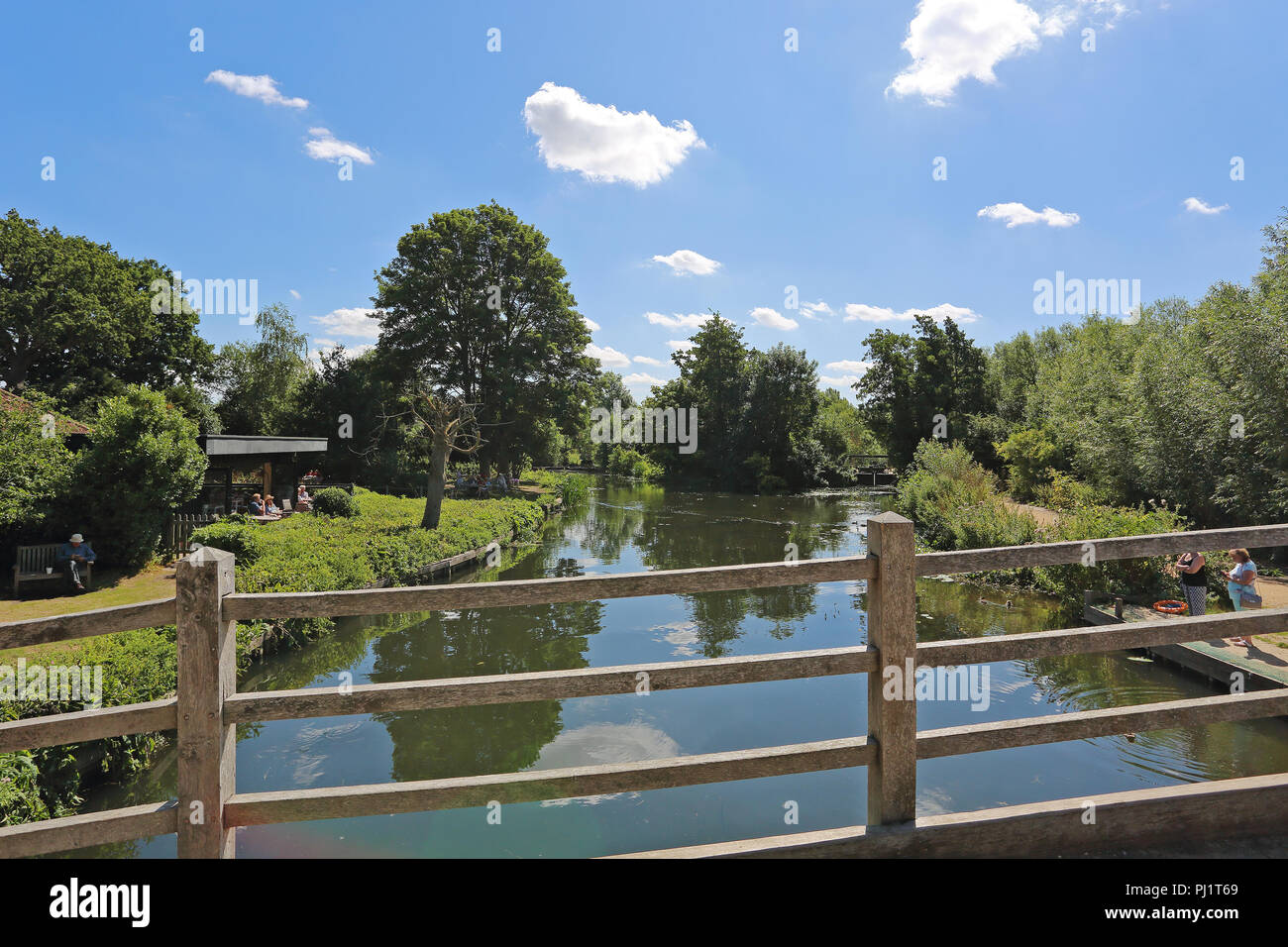 Flatford, Flatford Road, East Bergholt, Colchester, Regno Unito Foto Stock