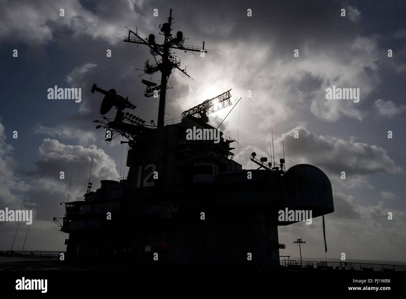 Ponte della USS Hornet Museum, Alameda, California, Stati Uniti d'America Foto Stock