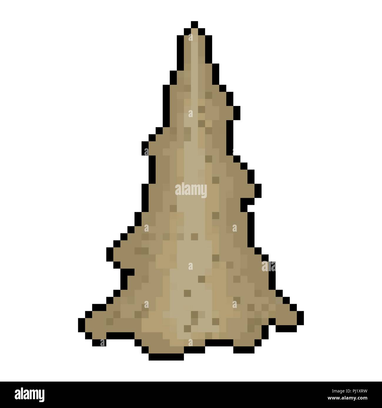 Vomito pixel art. Vomitare 8 bit. Conati di vomito sono cartoon. Vomitus Illustrazione Vettoriale