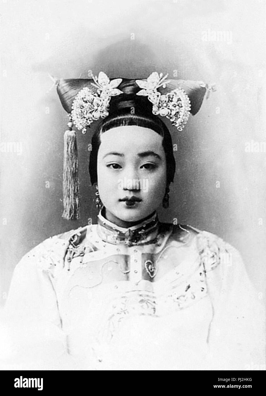 Consorte Zhen, l'Imperatore Guangxu più amata consorte, inizialmente era piaciuto, ma eventualmente odiato da Cixi. Foto Stock