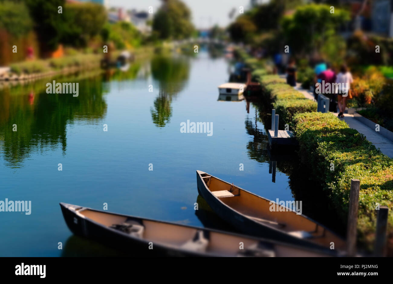 Canali di venezia a Los Angeles, CA Foto Stock