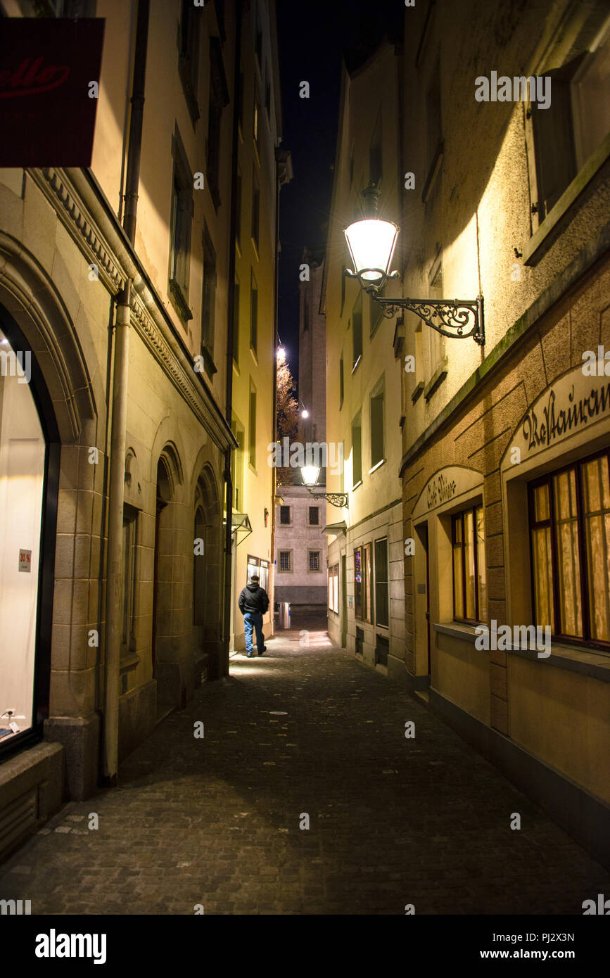 Quartieri medievali di lucerna immagini e fotografie stock ad alta