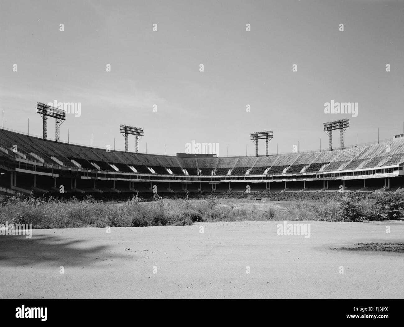 Baltimore Memorial Stadium abbandonato 7. Foto Stock