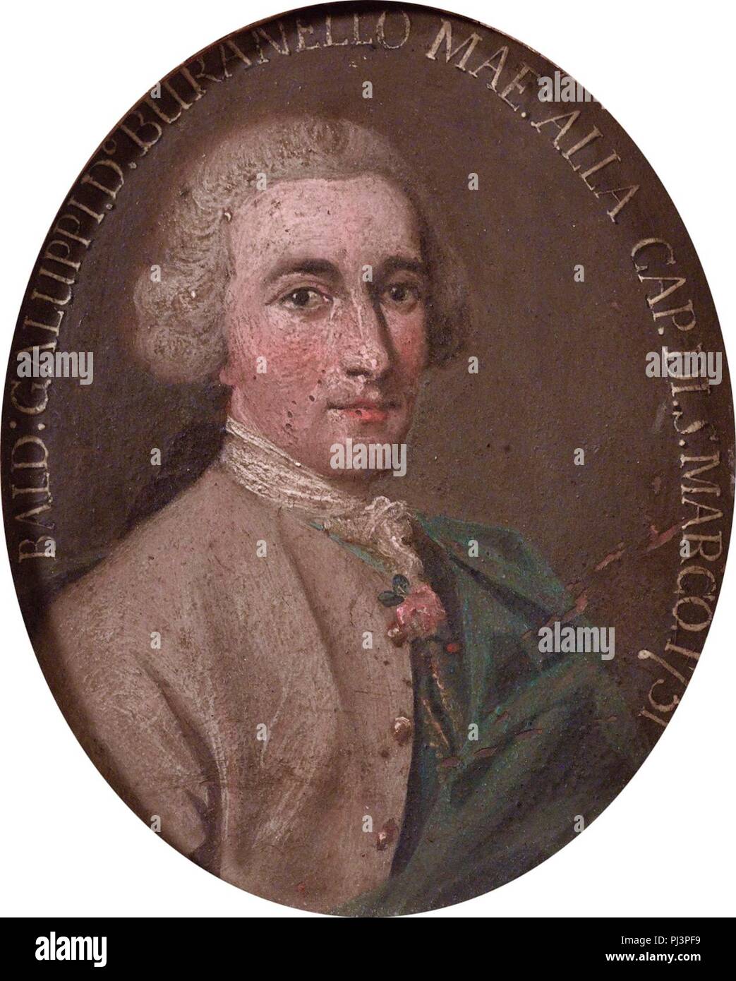 Baldassare Galuppi, scuola veneziana del 1750s. Foto Stock