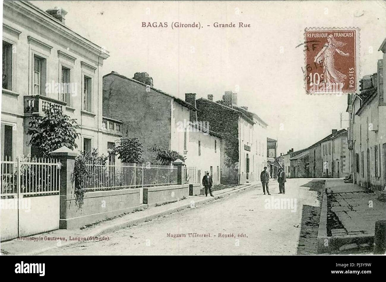 Bagas - Bourg 7. Foto Stock