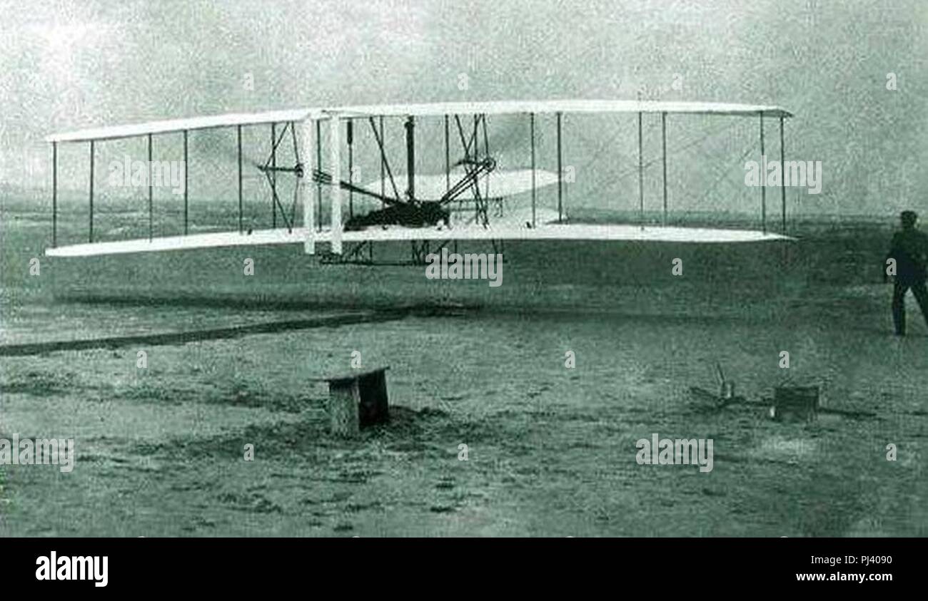 Avion frere Wright. Foto Stock