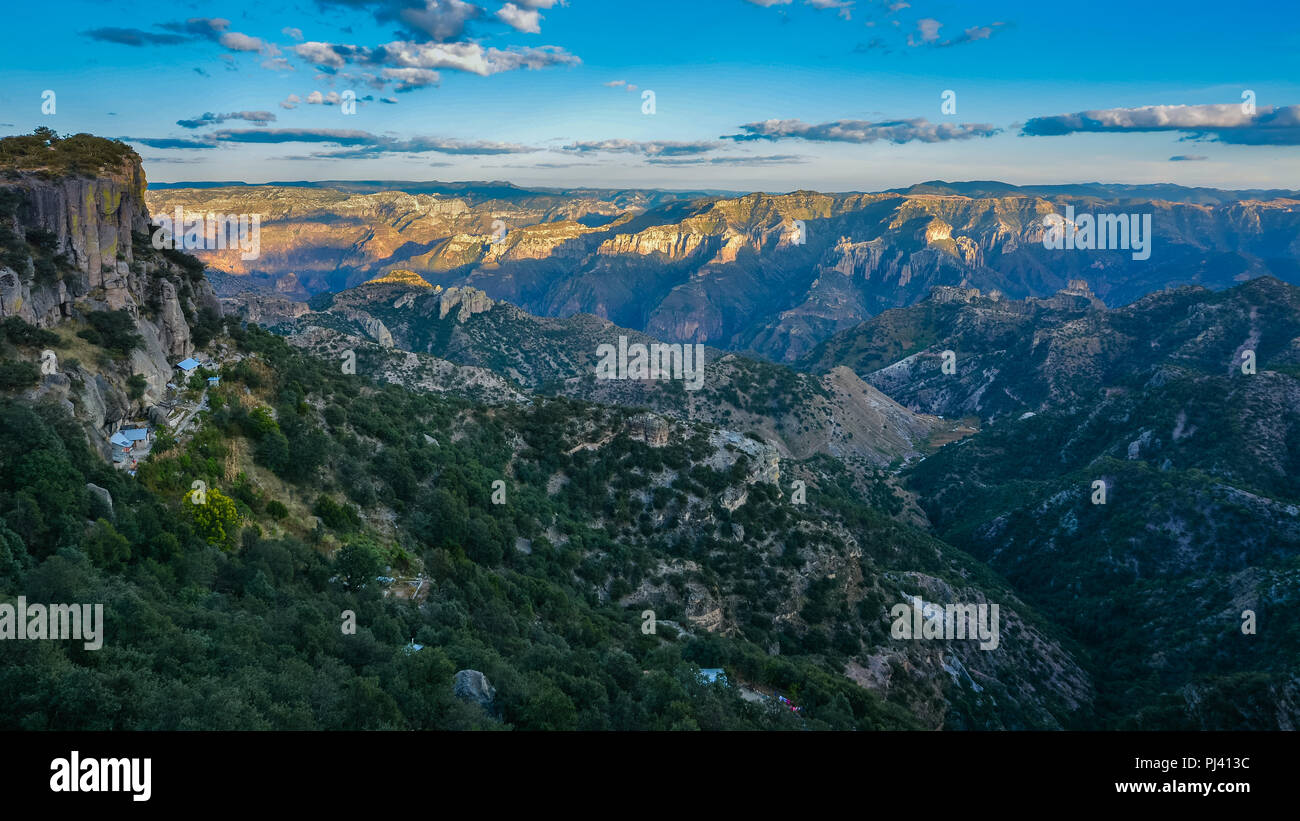 Canyon di rame (Barrancas del Cobre) - Sierra Madre Occidental, Chihuahua, Messico Foto Stock