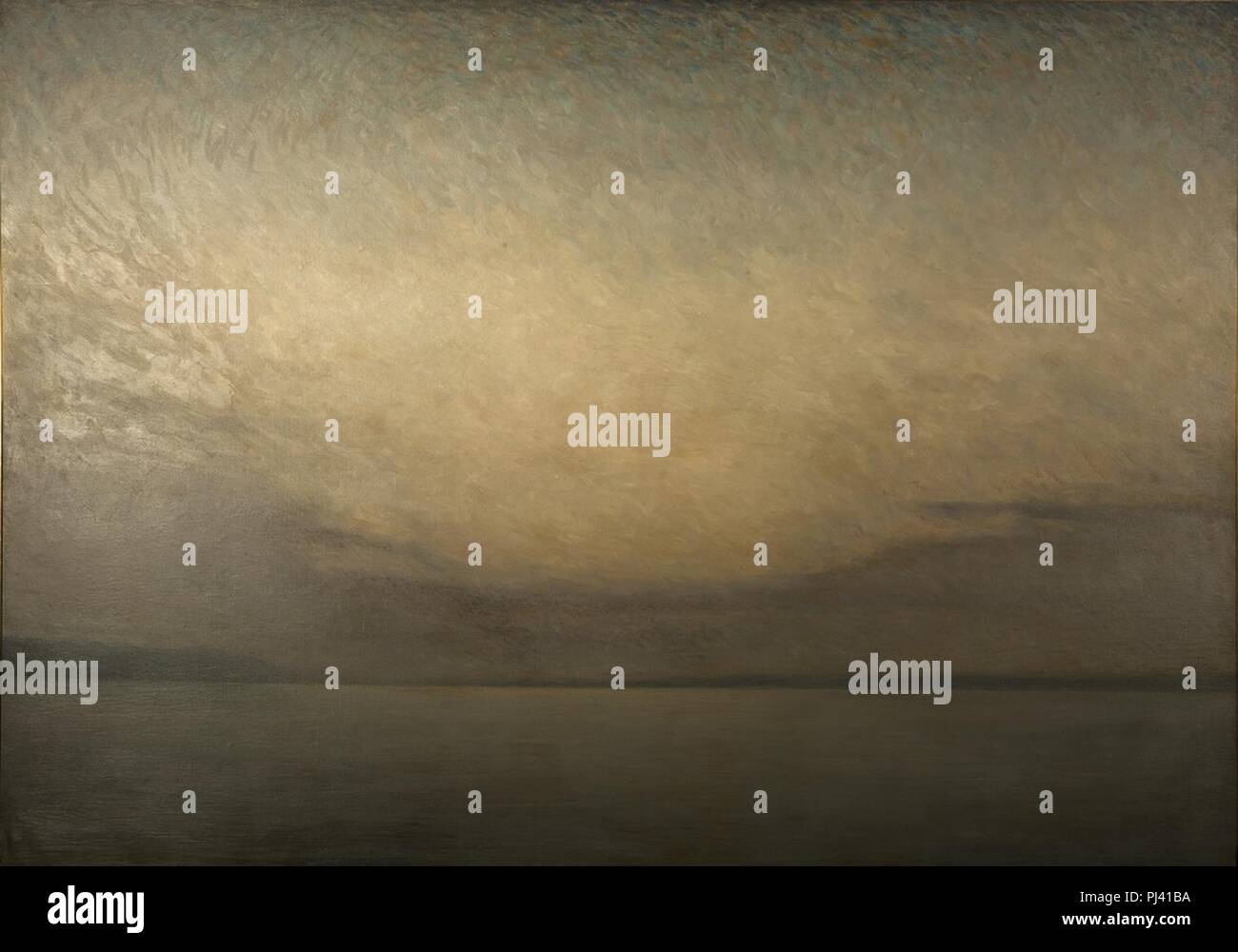 Axel Fahlcrantz, Himmel och vatten, oljamålning, Foto Stock