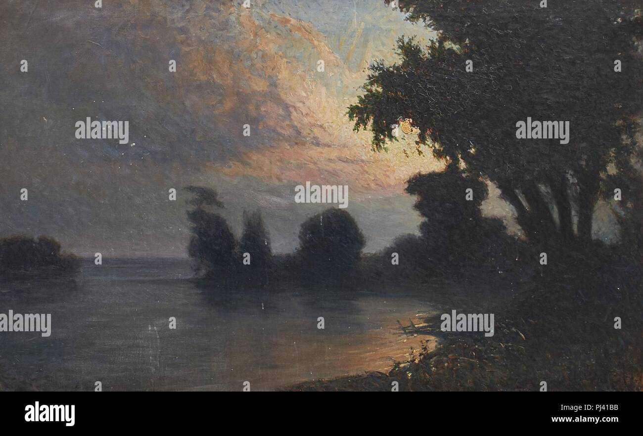 Axel Fahlcrantz, Landskap, 1898. Foto Stock