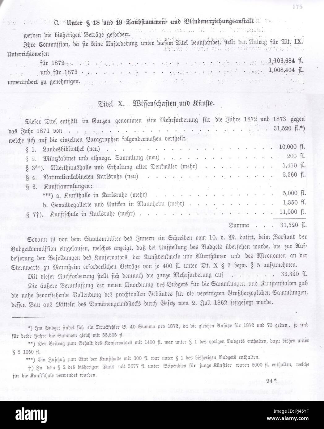 Baden sammlungen 1872 7. Foto Stock