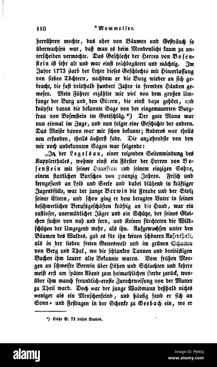 Badisches Sagenbuch II 110. Foto Stock