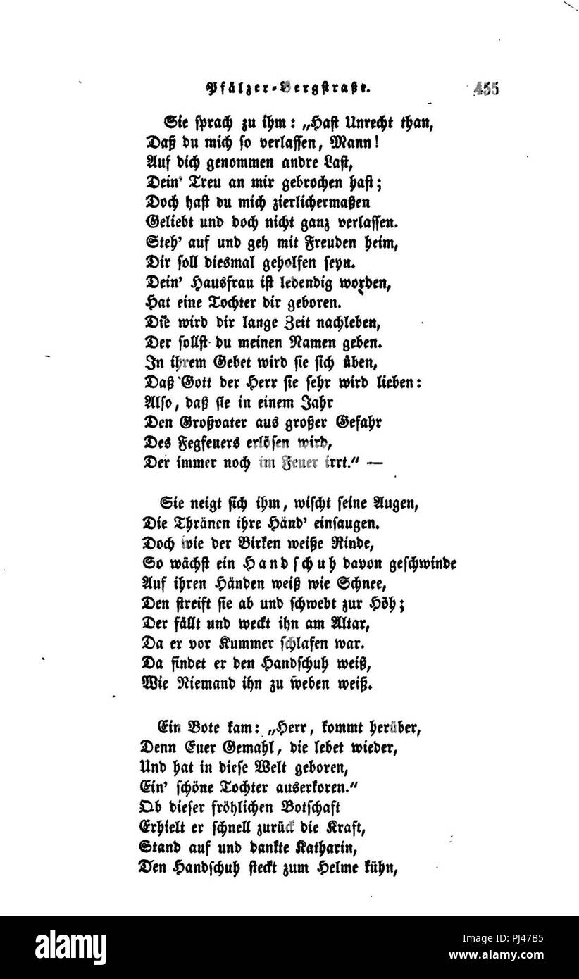 Badisches Sagenbuch II 455. Foto Stock