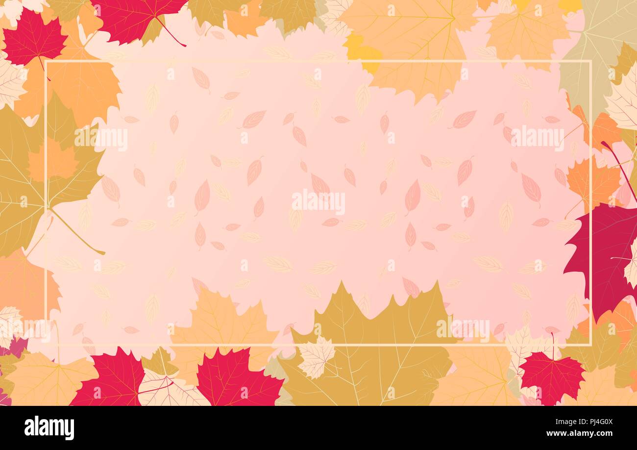Abstract background di autunno Illustrazione Vettoriale
