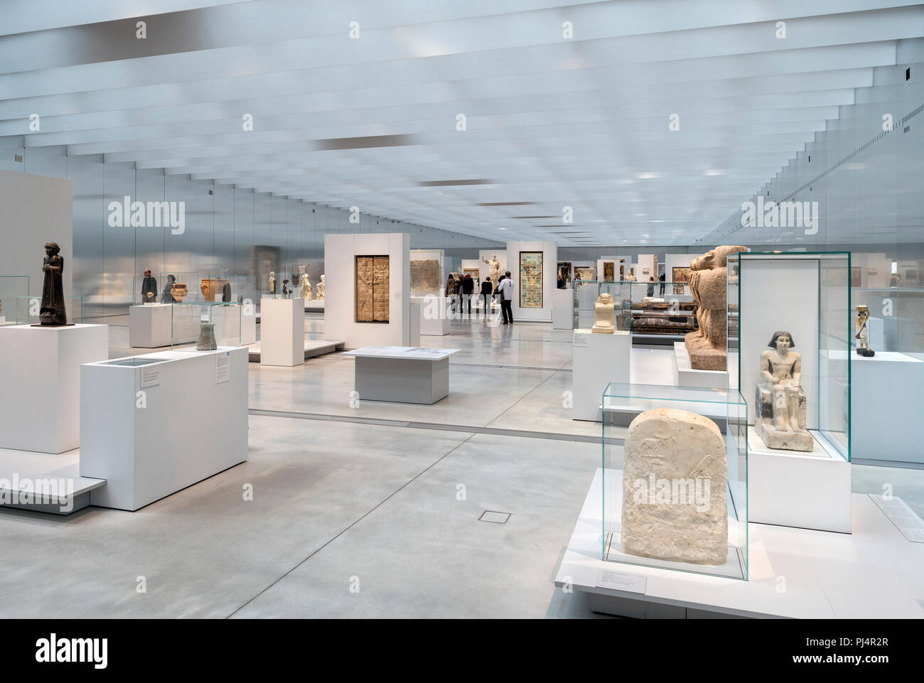 La Galerie du Temps nel museo Louvre-Lens, lente, Pas de Calais, Francia settentrionale Foto Stock