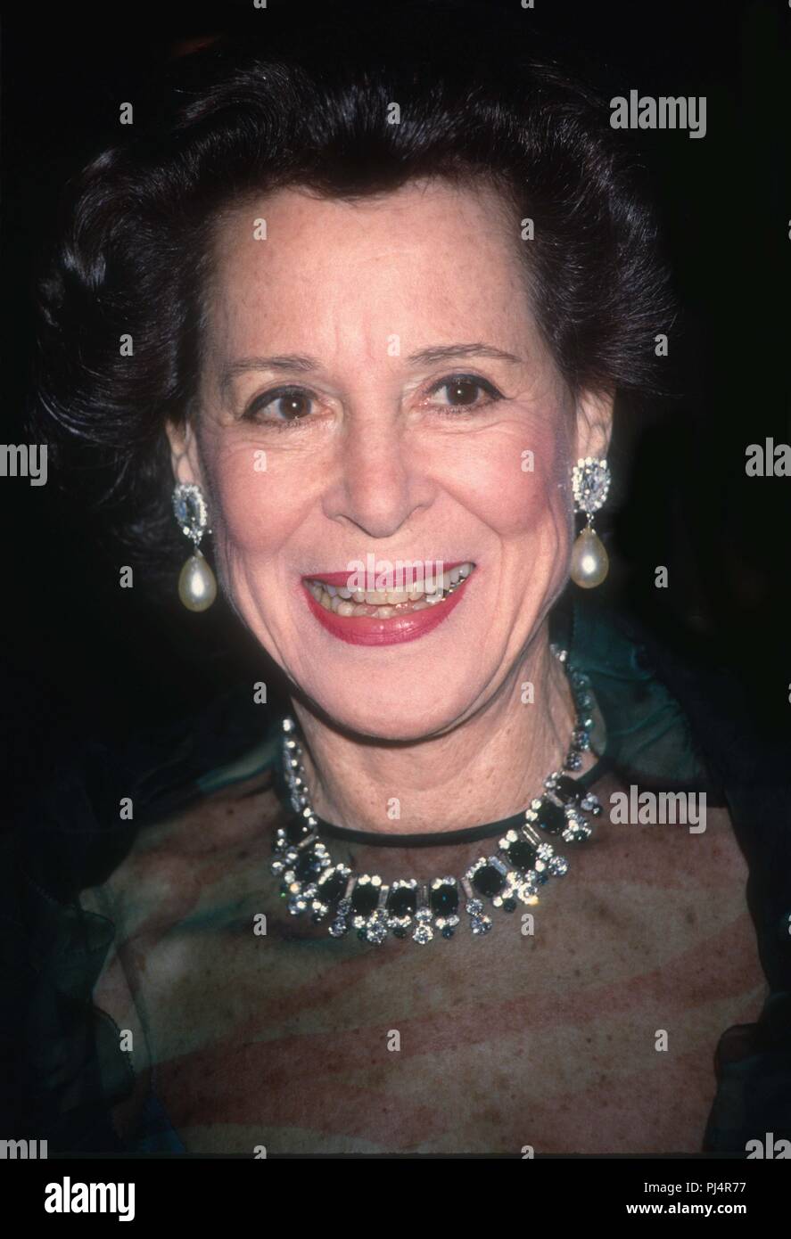 Kitty Carlisle Hart nel 1990 Foto di Adam Scull/PHOTOlink.net Foto Stock