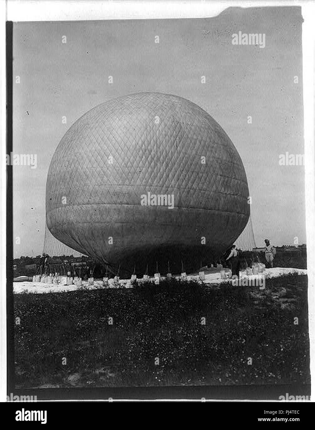 Palloncino, a Ft. Myer, Va. durante il Signal Corps operazioni, 1907 Foto Stock