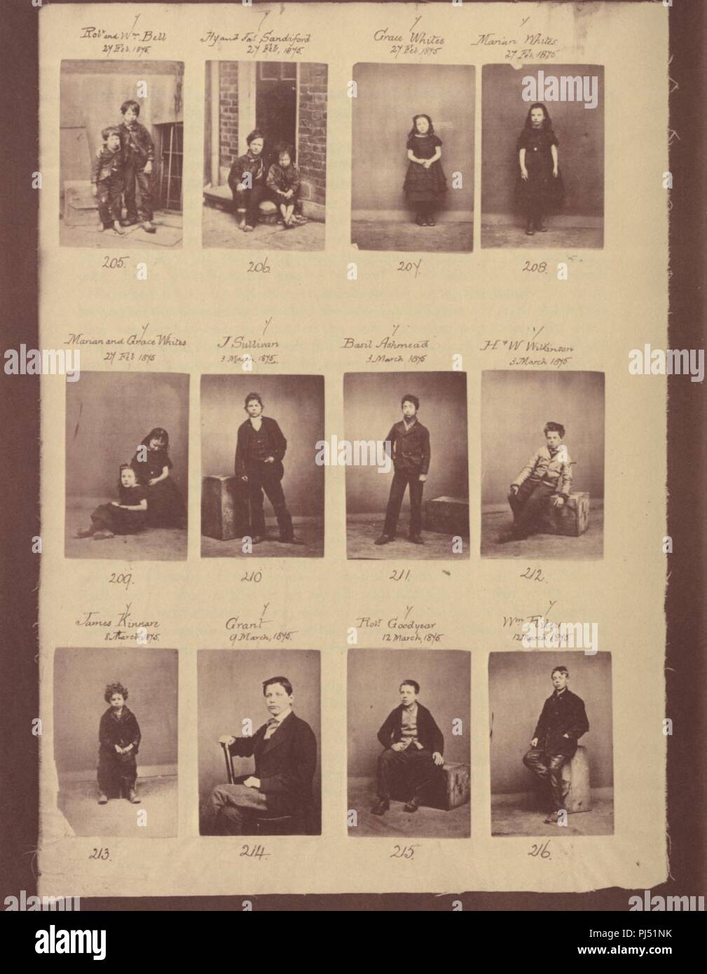 Barnardo, Thomas John - Kinder der Schule Foto Stock