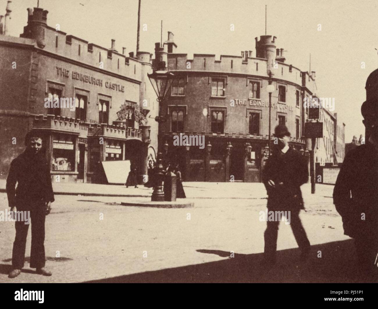 Barnardo, Thomas Giovanni - il Castello di Edimburgo" in der Rhodeswell Road Foto Stock