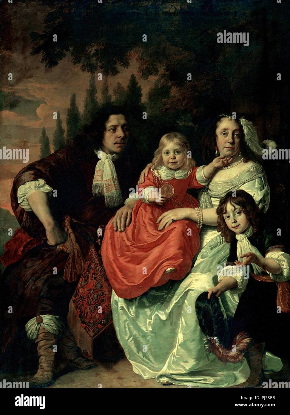 Bartholomeus van der Helst - De familie Reepmaker. Foto Stock