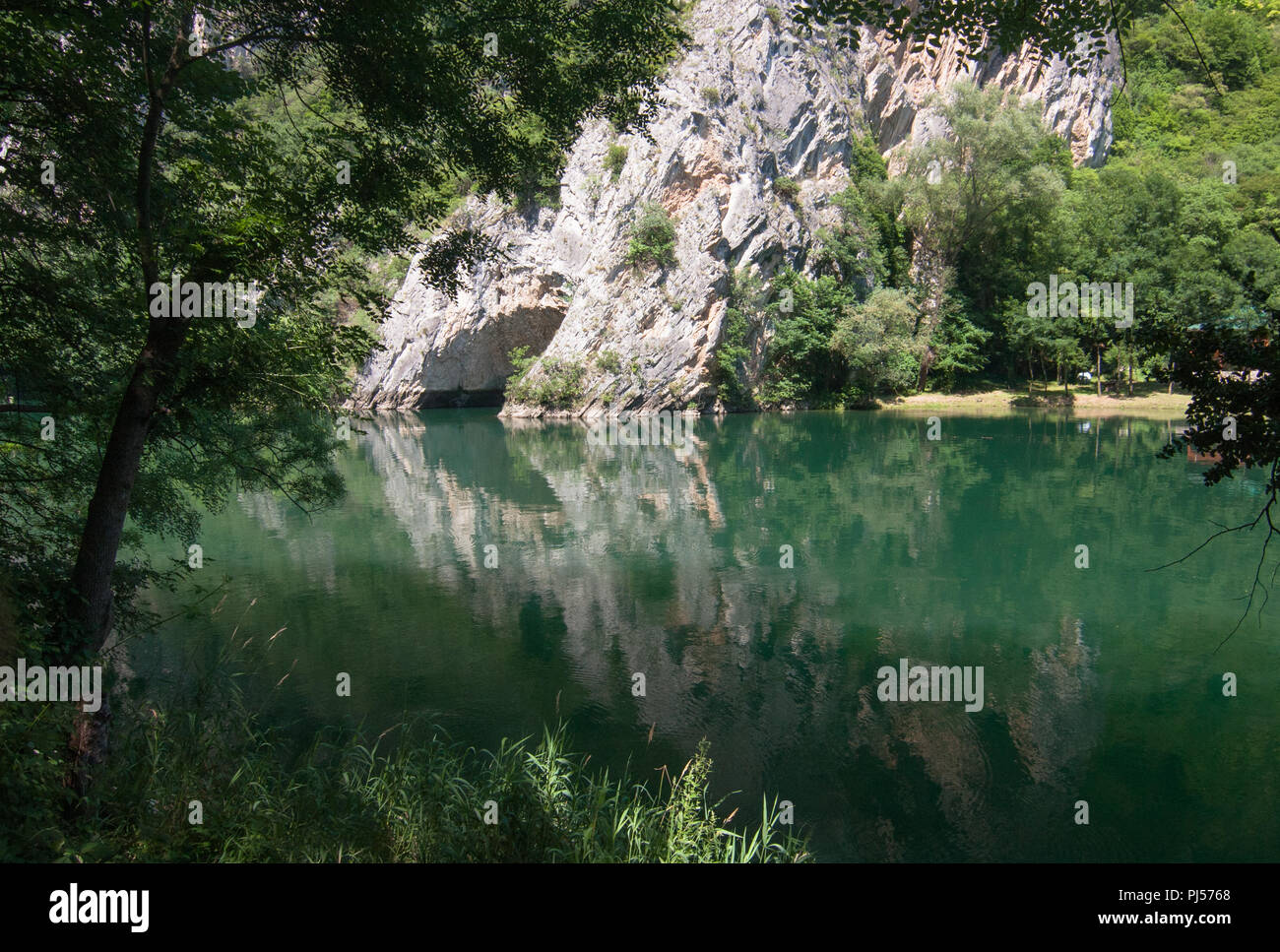 Matka canyon in Makedonia Foto Stock