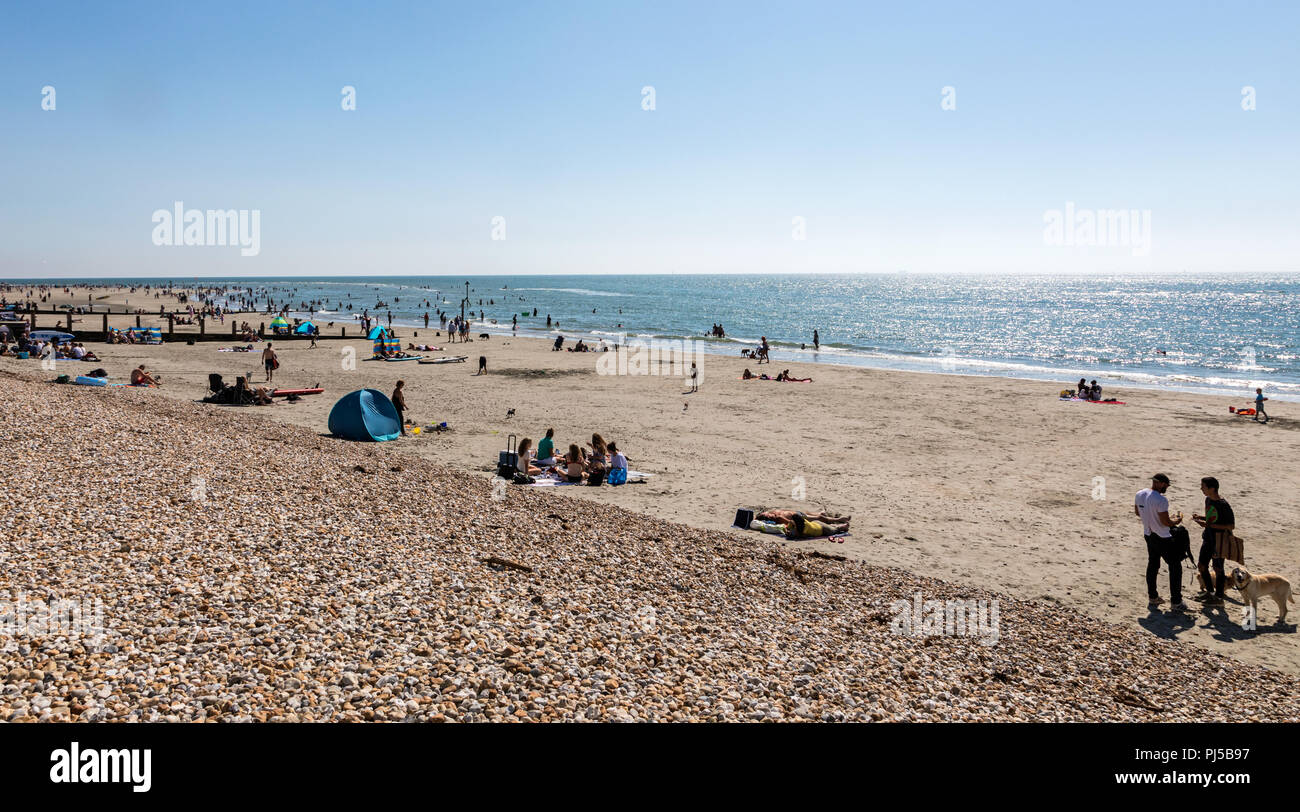 West Wittering Beach West Sussex Regno Unito Foto Stock
