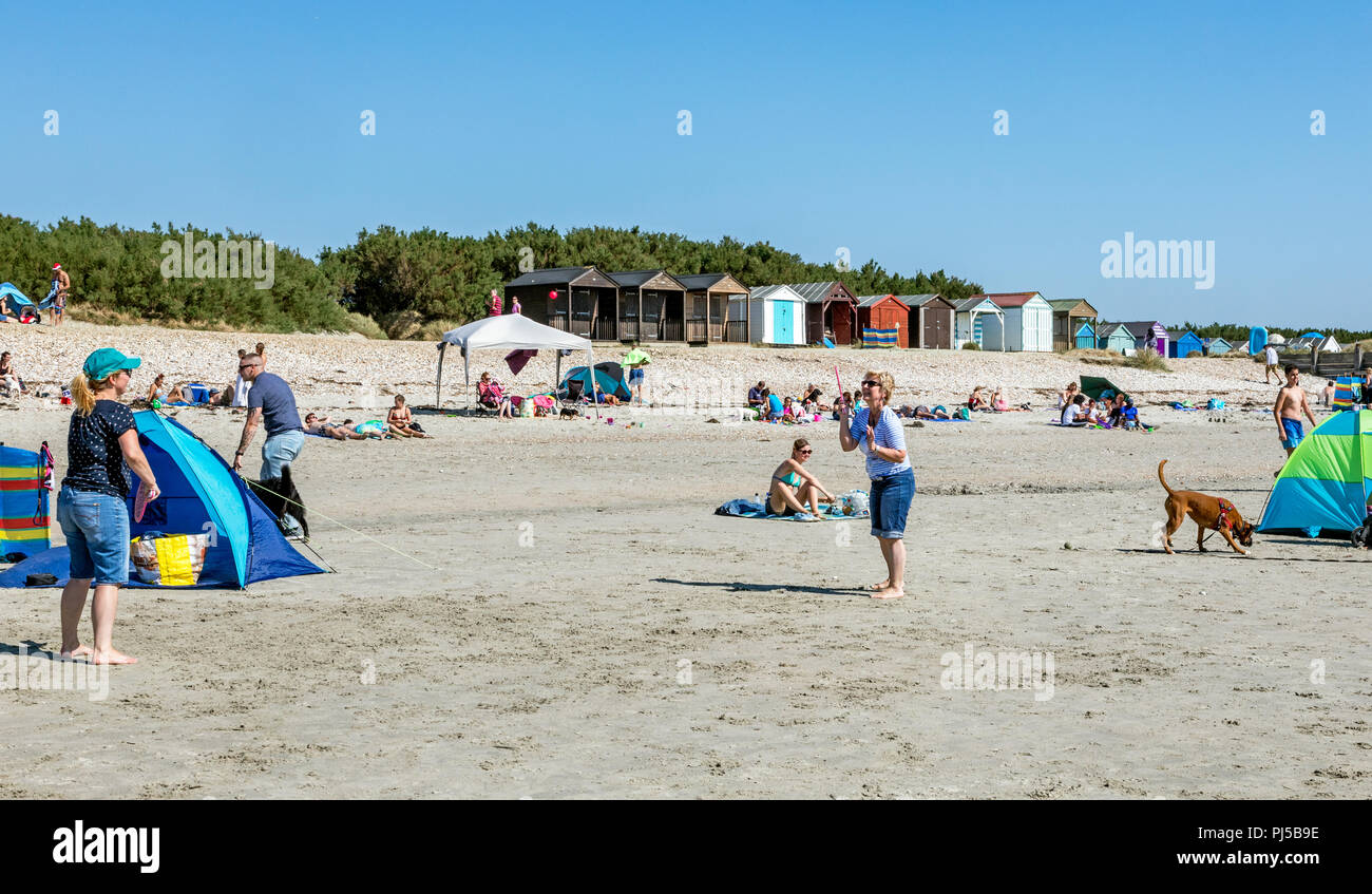 West Wittering Beach West Sussex Regno Unito Foto Stock