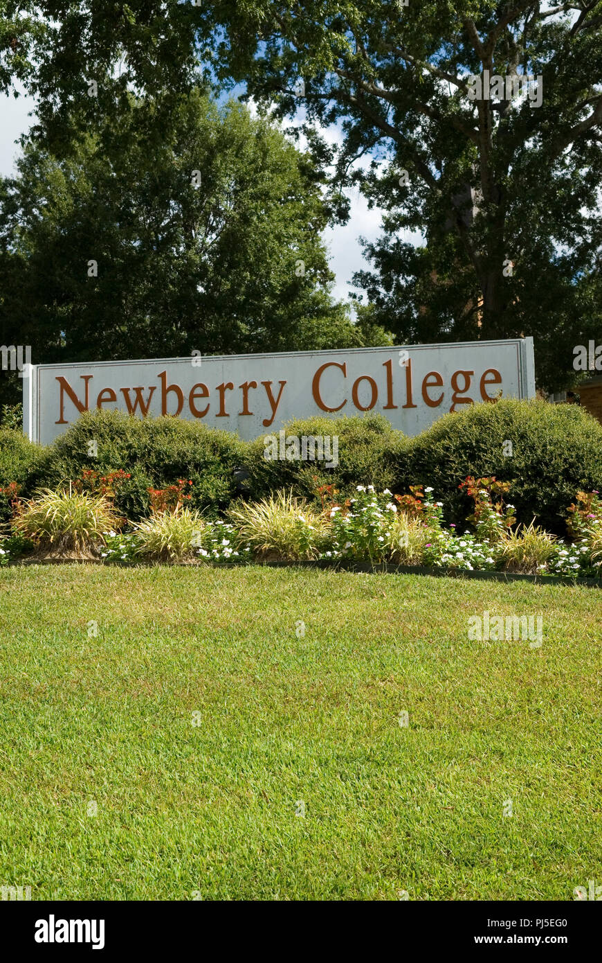 Newberry College della Carolina del Sud e Stati Uniti d'America Foto Stock