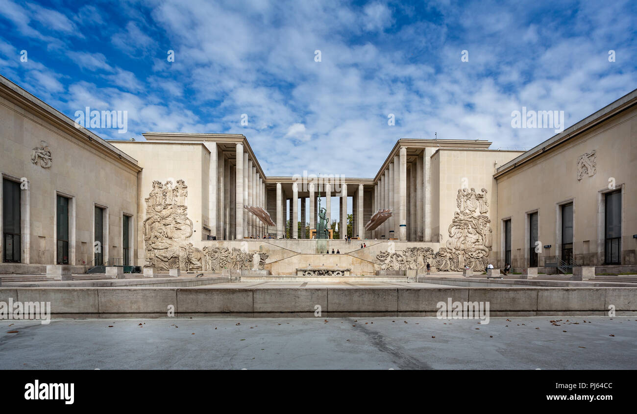 Museo di Arte Moderna di Presidente Wilson Avenue, Parigi, Francia il 26 agosto 2018 Foto Stock