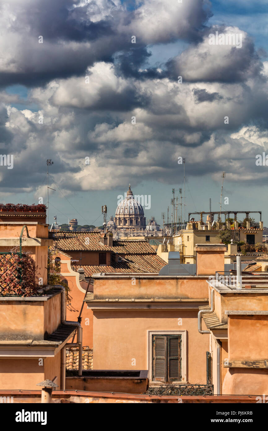 Paesaggio urbano dal Quirinale, Roma, lazio, Italy Foto Stock