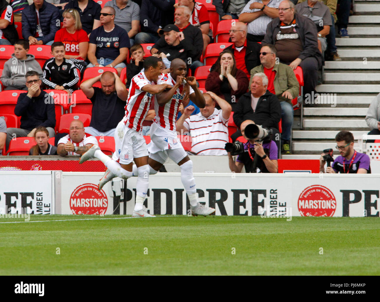 Stoke City v Brentford FC Foto Stock