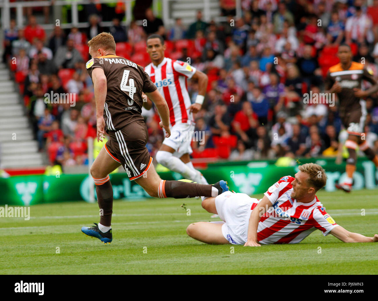 Stoke City v Brentford FC Foto Stock