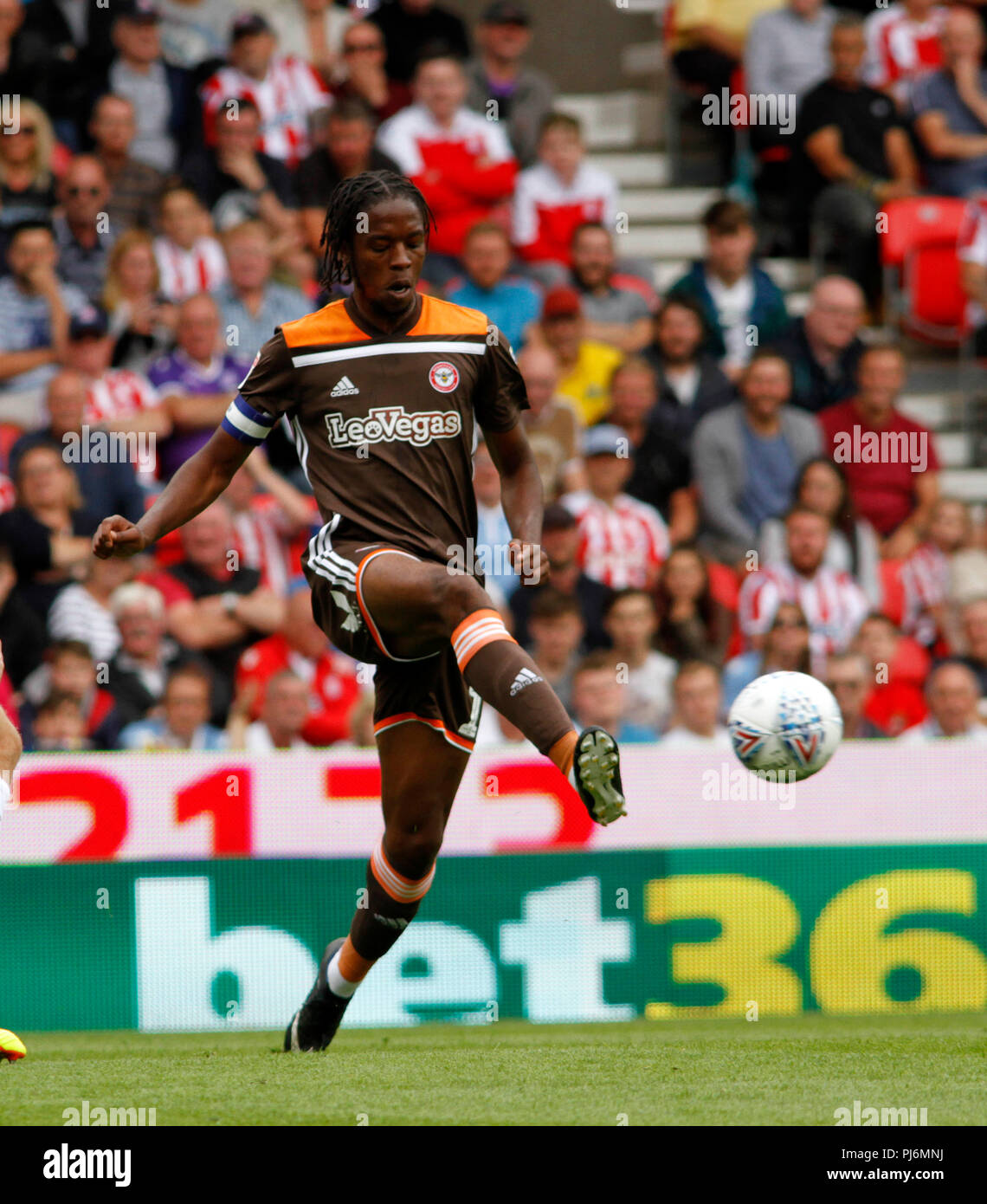 Stoke City v Brentford FC Foto Stock