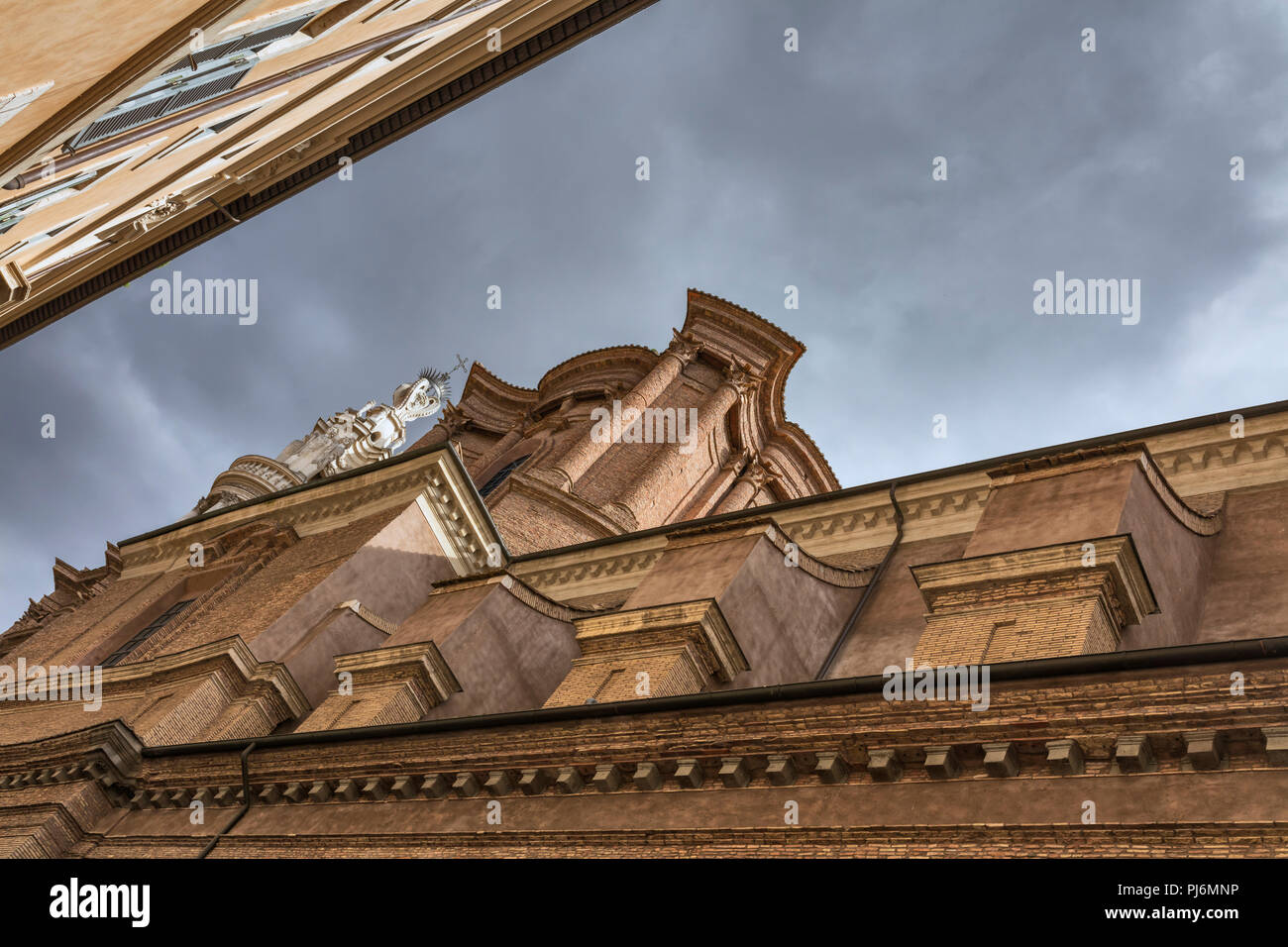 Basilica di Sant'Andrea delle Fratte (1602), Francesco Borromini, Roma, lazio, Italy Foto Stock